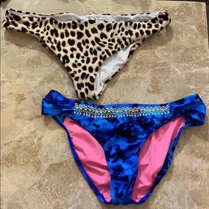 Victoria secret pink bikini bottom bundle XS